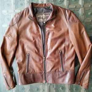 Lightweight leather jacket